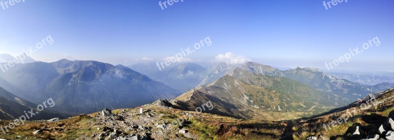 Tatry Kasprowy Wierch Landscape The High Tatras Polish Tatras