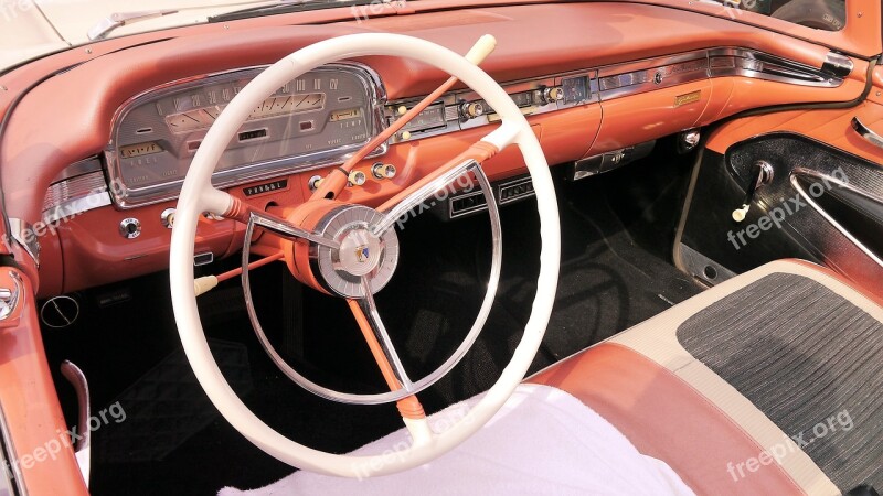 Auto Amatur Old Car Steering Wheel Oldtimer