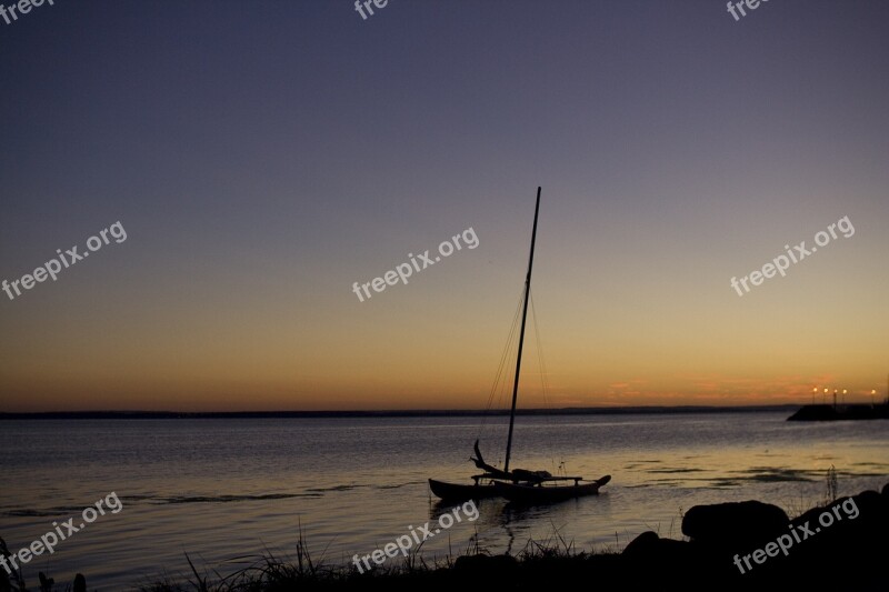 Catamaran Relax Seaside Holiday Relaxation