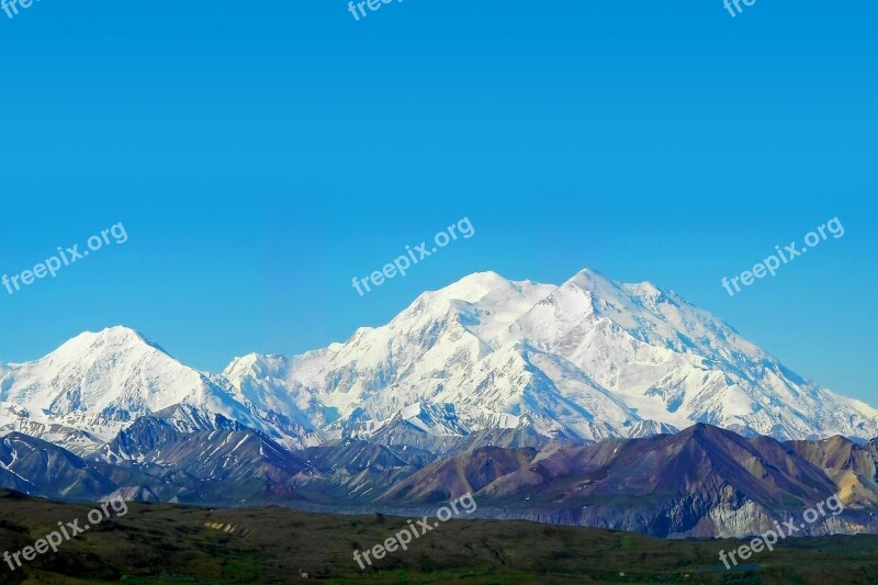 Denali Mckinley Mountain Volcano National Park