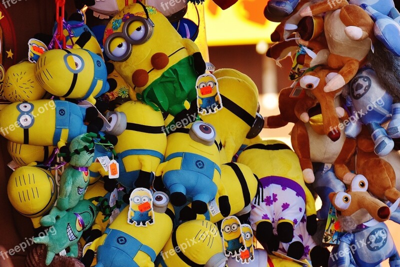 Oktoberfest Stand Minions Plush Toys Sales Stand