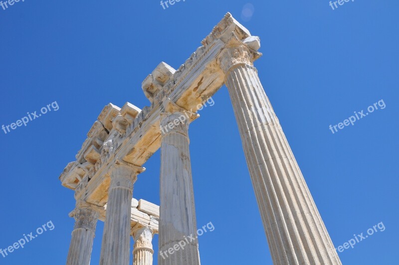 Antalya Side Temple Apollo Temple Strange