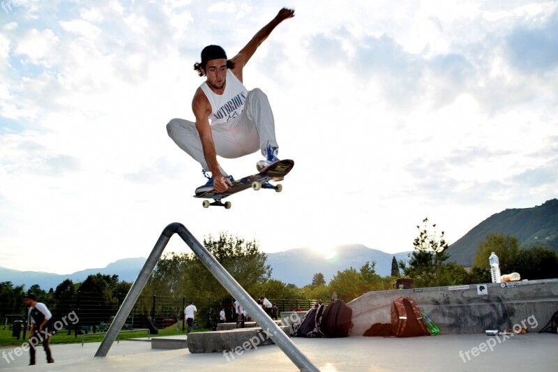 Skate Skateboarden Skateboarding Sporty Boy