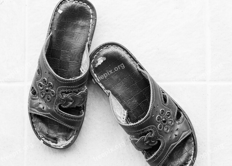 Boots Old Shoes Balcony People Model