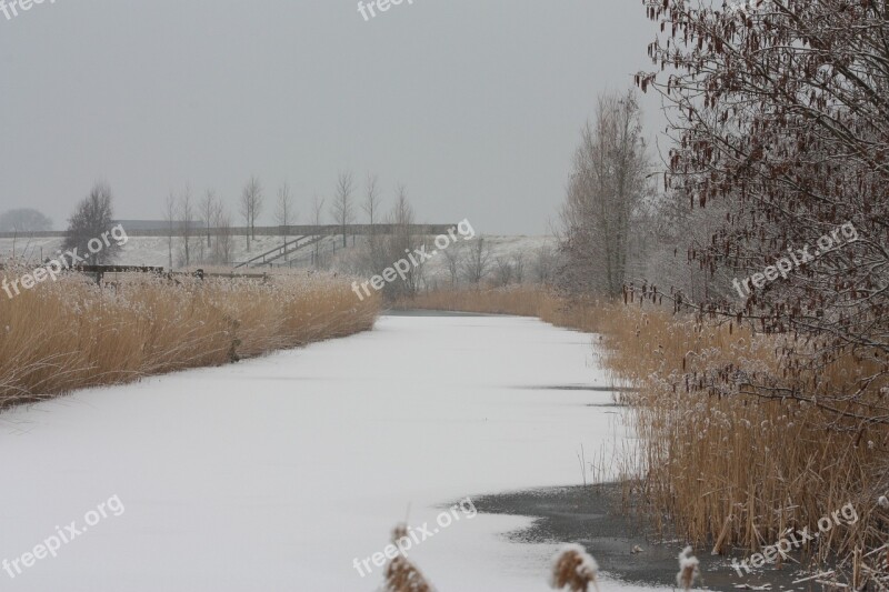 Landscape Snow Winter Winter Landscape Water