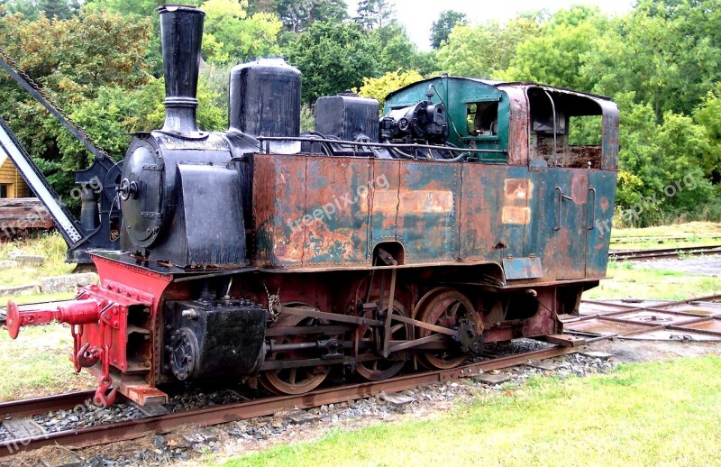 Locomotive Old Rust Steam Iron Free Photos