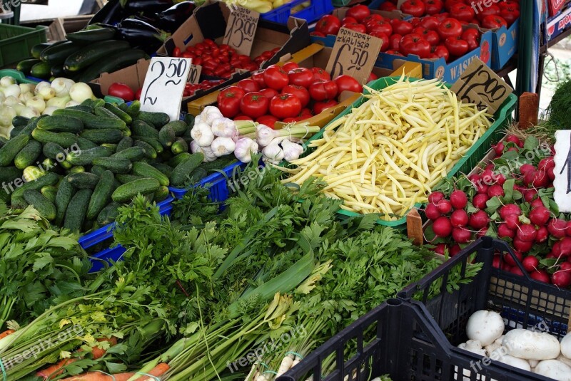 Vegetables Bazaar Prices Cucumbers Carrot