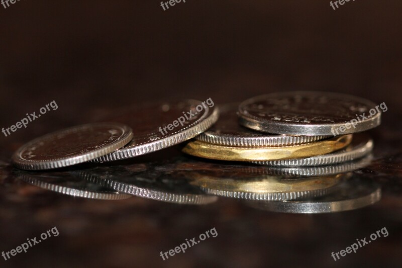 Macro Coins Currency Finance Money