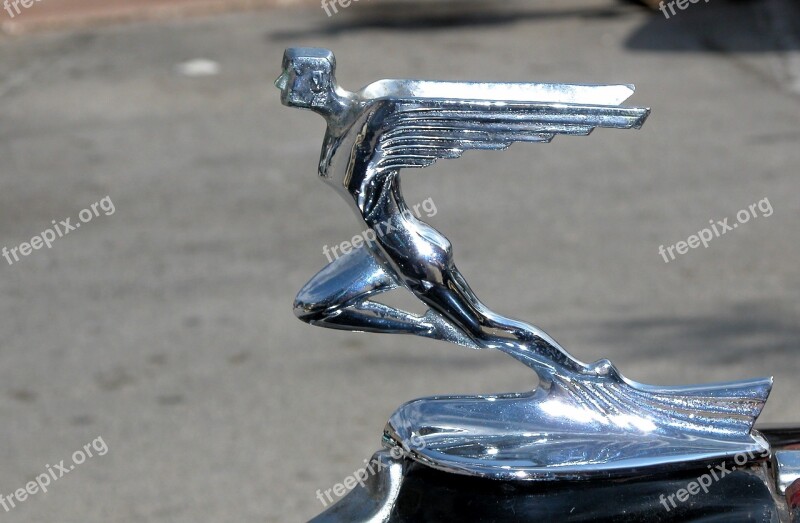 Vintage Hood Ornament Antique Design Style