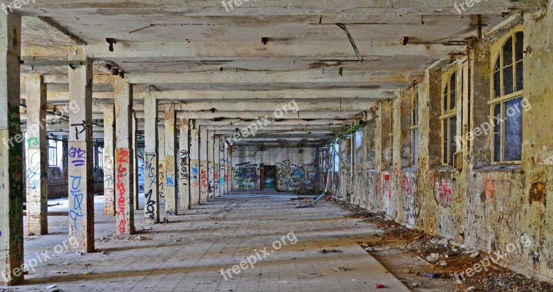 Lost Places Factory Pforphoto Graffiti Old