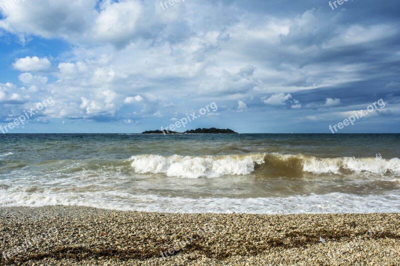 Sea Waves Beach Water Horizon