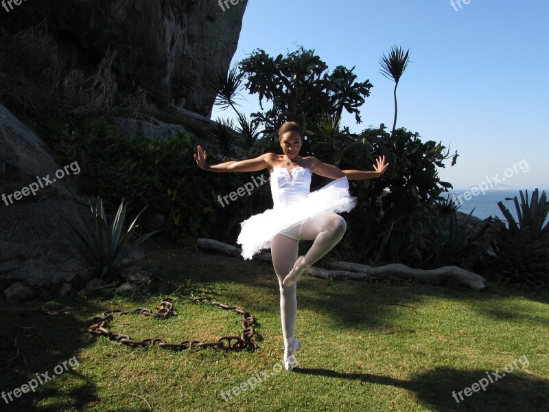 Ballet Dancer Dance Landscape Outdoors Woman