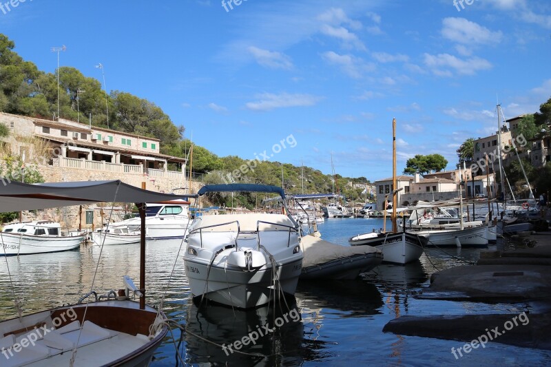 Mallorca Cala Figuera Bay Coast Port