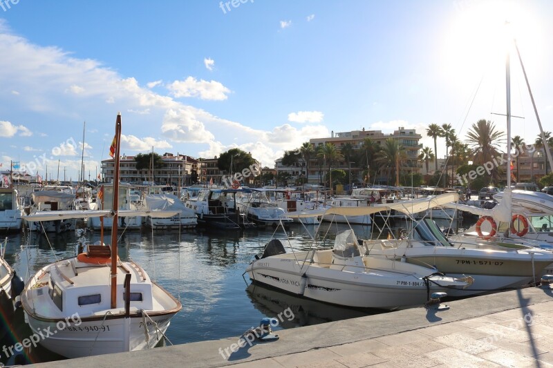 Mallorca Colonia Sant Jordi Port Marina Boat