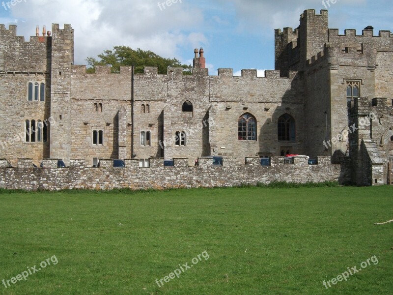 English Castle Castle Grand Building Landmark