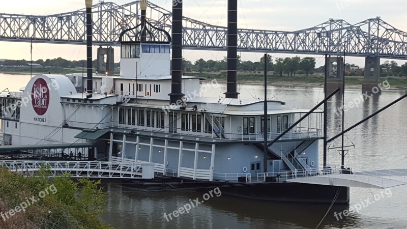 Casino Boat Water River Mississippi