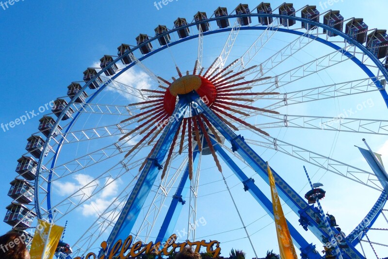 Ferris Wheel Pointed Bummel Oktoberfest Dachshund Perspective Graphic