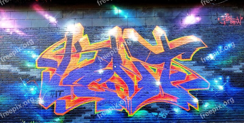 Graffiti Colorful Color Art Wall Painting