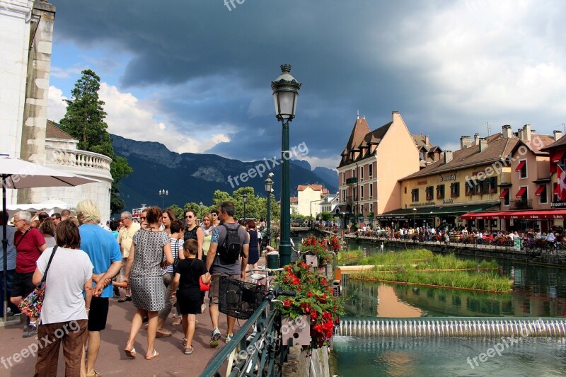 Annecy France Channel Water Romantic