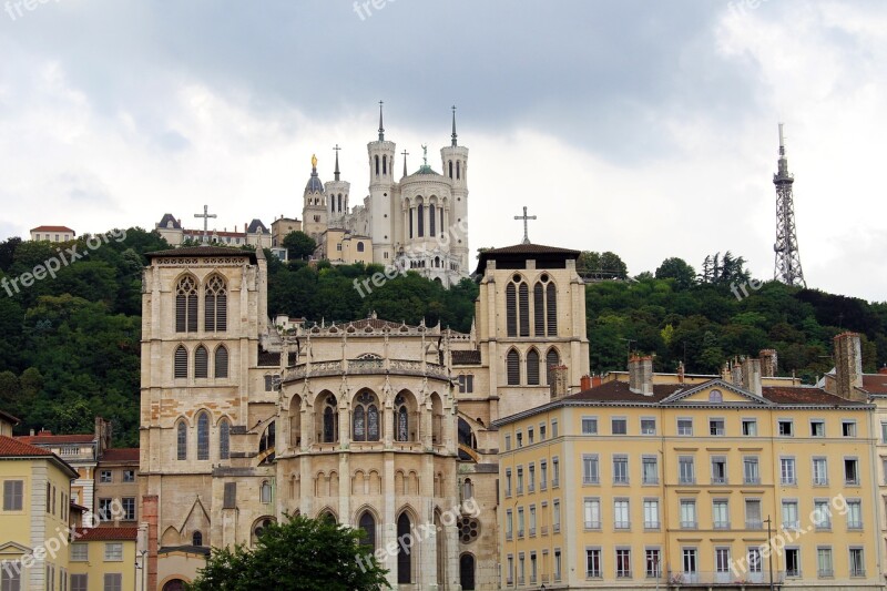 Lyon France Historic Center Architecture City