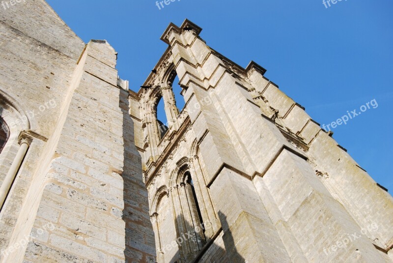 Church Ruins Chapel Low Angle Shot Free Photos