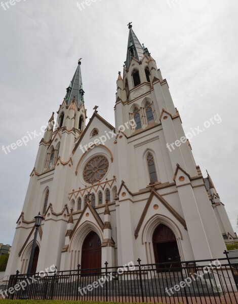 Charleston South Carolina Church Historic Architecture Landmark