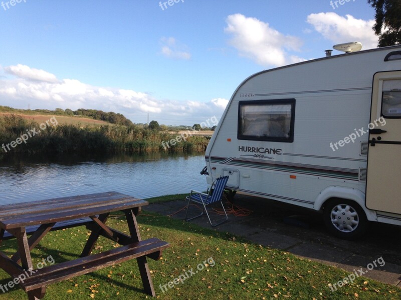 Caravan Canal Leisure British Tourism