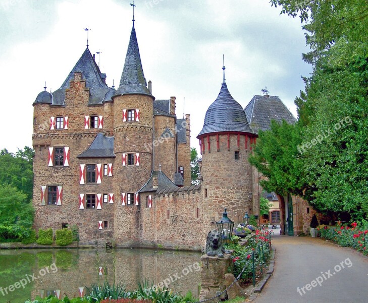 Castle Moated Castle Wasserschloss Moat Burg Satzvey