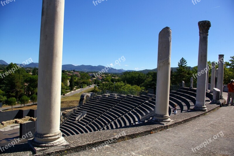 Theatre Vaison-la-romaine Vaucluse Bench Show