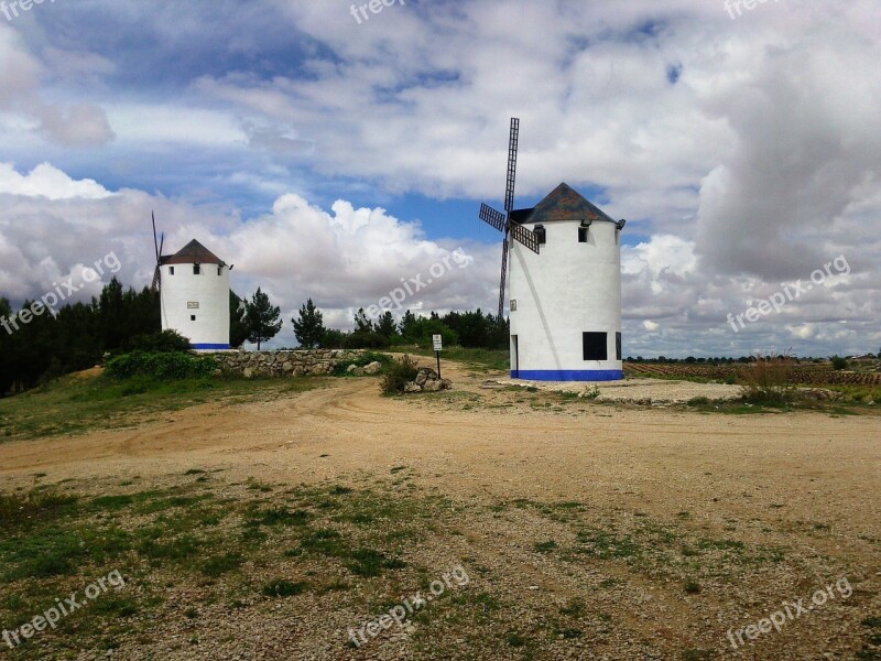 Windmills Don Quixote Stain Windmill Free Photos