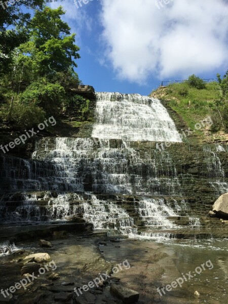 Canada Ontario Albion Falls Sunny Free Photos