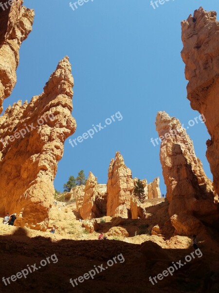 Hoodoos Bryce Canyon Utah Rock Erosion