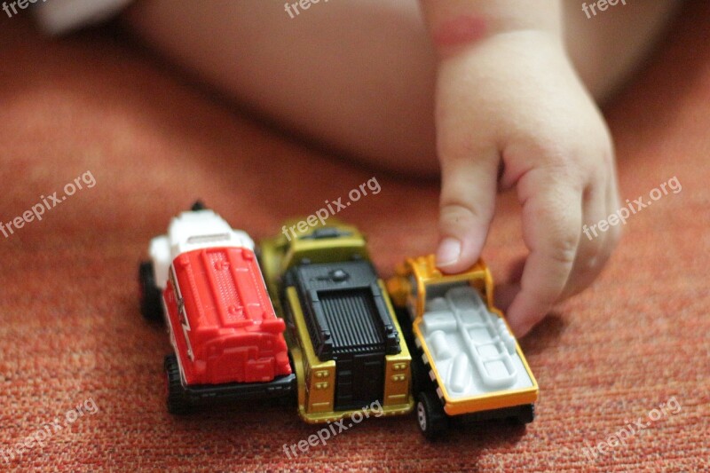 Toy Car Child's Hand Game Free Photos