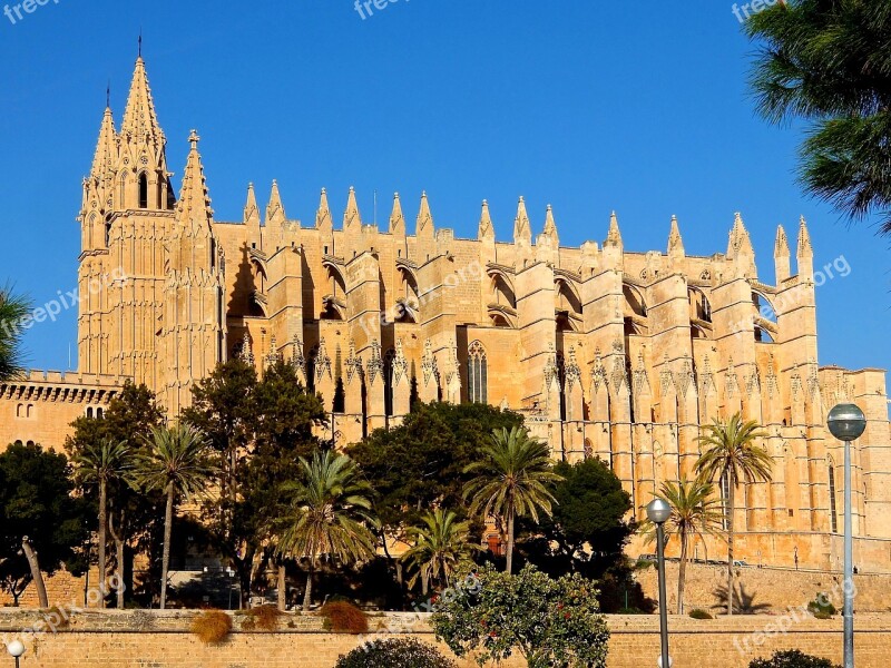 Church Building Cathedral Catedral De Mallorca Palma De Mallorca