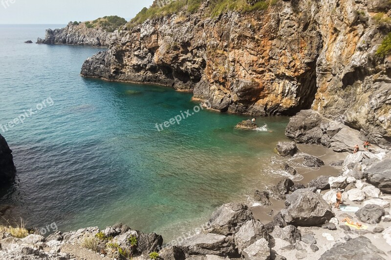 Italy Calabria San Nicola Arcella Sea Nature