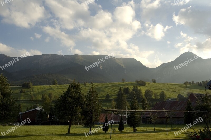 Slovakia Zdiar Village High Tatras Countryside