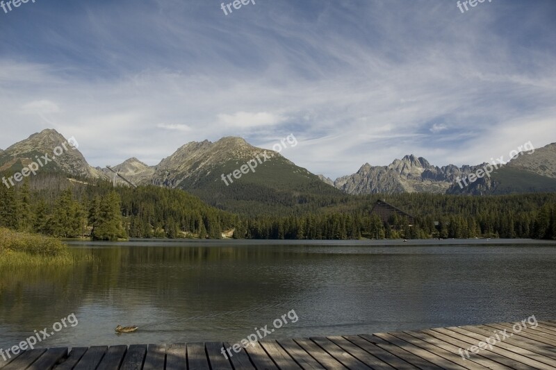 Slovakia High Tatras Landscape Nature Mountains