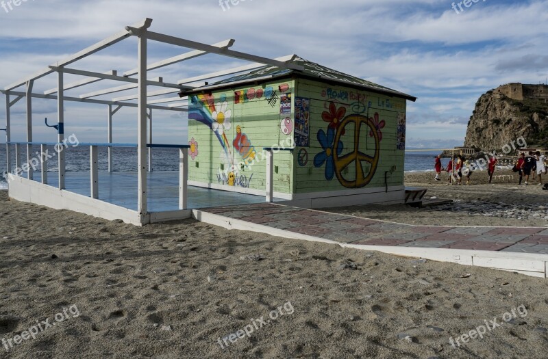 Beach Sky Sea Landscape Cottage