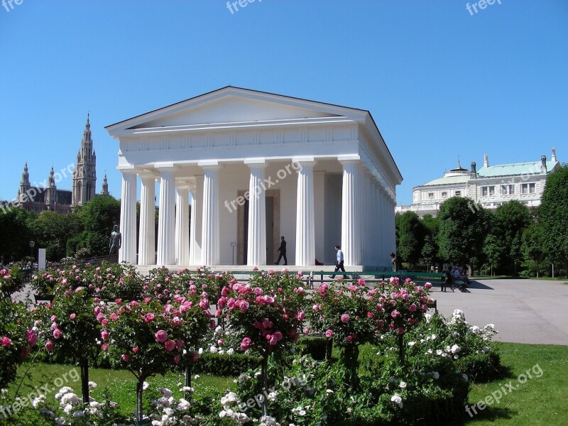 Vienna Theseus Temple Places Of Interest Summer People's Garden