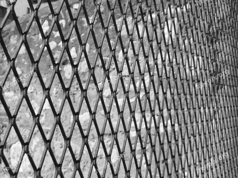 Grating Metallic Texture Background Perspective