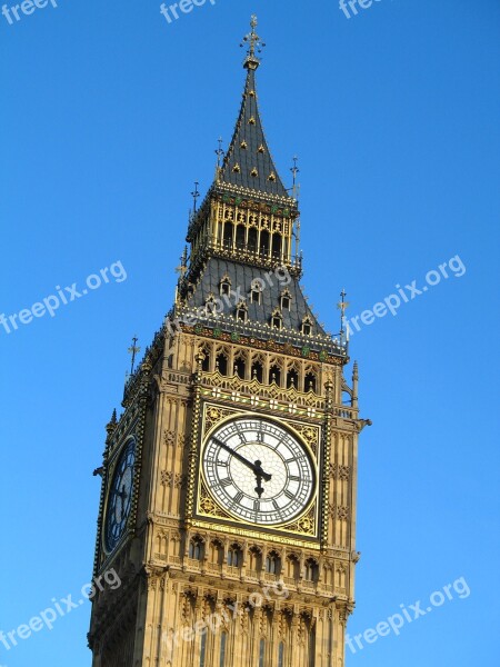 London Big Ben Clock Parliament Free Photos