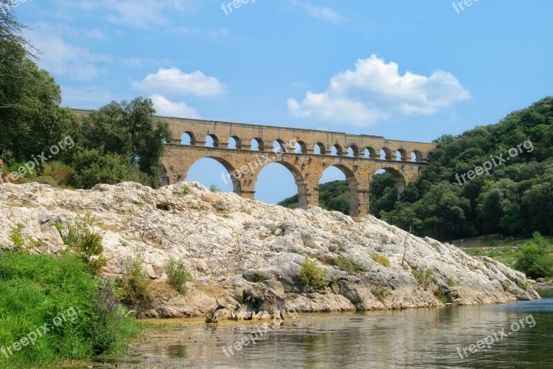 France Gard Provence Pont Du Gard Free Photos