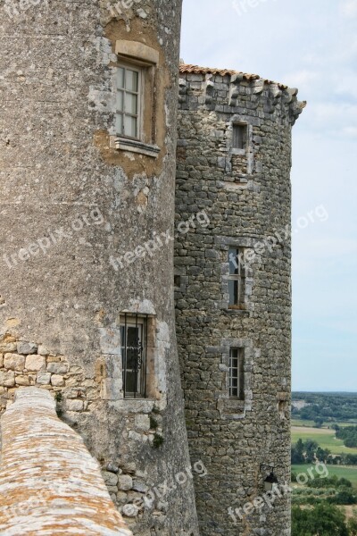 France Gard Provence Castle Tower