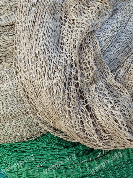 Web Fishing Net Fishing Port Coast