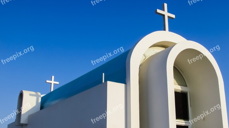 Cyprus Paralimni Ayia Triada Church Architecture