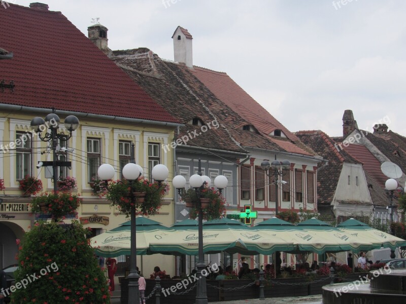 Cisnadie Transylvania Romania Center Terraces