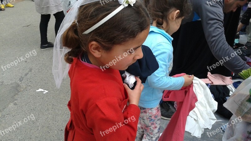 Syria Refugees Children's Bazaar Free Photos