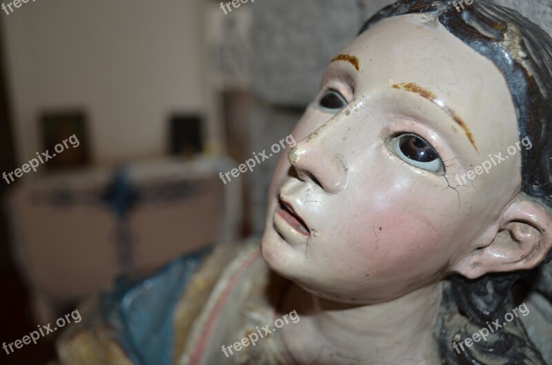 Religion Gospel Face Devotion Sculpture