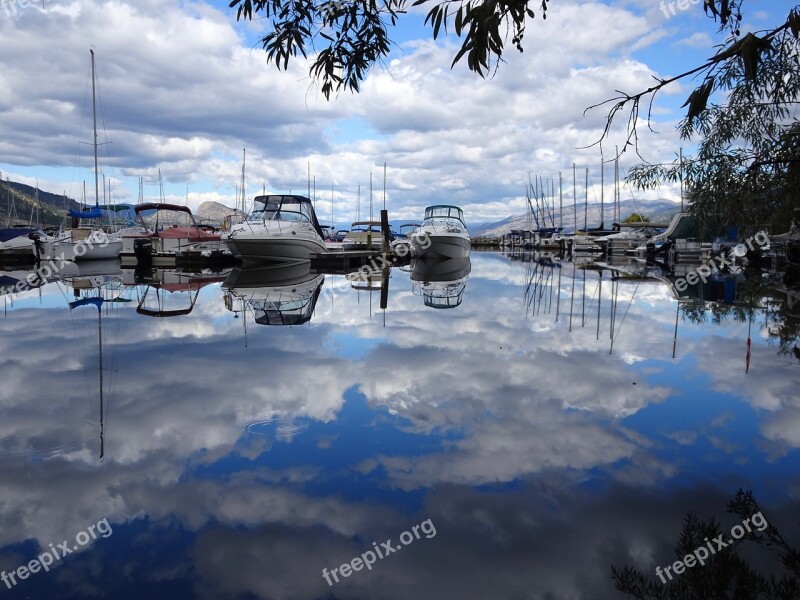 Reflection Harbour Selection Boats Nautical