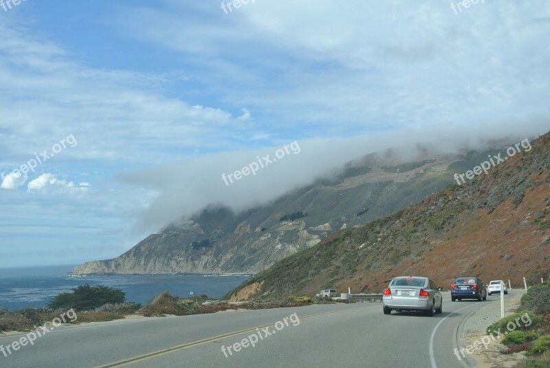 Transpacific Highway Big Sur Route 1 Driving